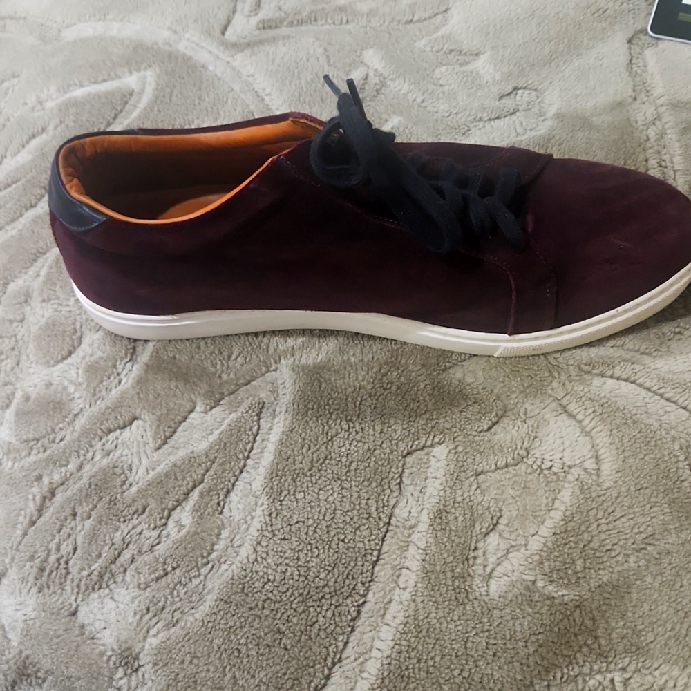 Allen Edmonds Courtside Real Suede Leather Men's Sneakers, Size 11